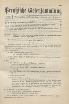 Preußische Gesetzsammlung. 1934, Nr. 35 (17 August)