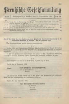 Preußische Gesetzsammlung. 1934, Nr. 39 (25 September)