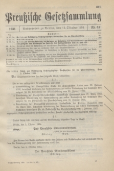 Preußische Gesetzsammlung. 1934, Nr. 41 (13 Oktober)