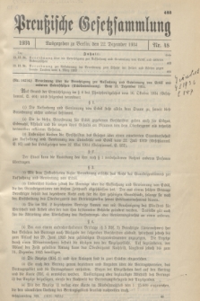 Preußische Gesetzsammlung. 1934, Nr. 48 (22 Dezember)