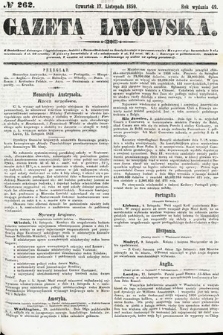 Gazeta Lwowska. 1859, nr 262