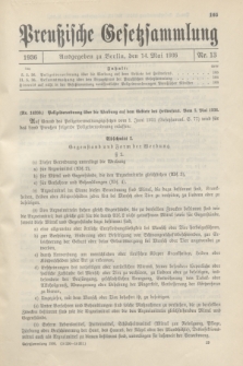Preußische Gesetzsammlung. 1936, Nr. 13 (14 Mai)