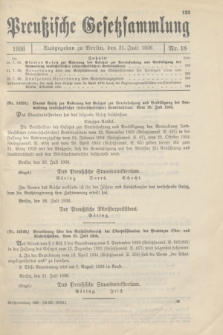 Preußische Gesetzsammlung. 1936, Nr. 18 (31 Juli)