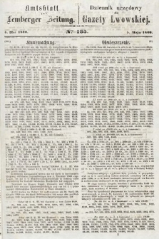 Amtsblatt zur Lemberger Zeitung = Dziennik Urzędowy do Gazety Lwowskiej. 1860, nr 105