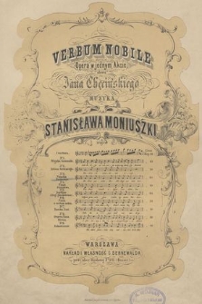 Verbum nobile : opera w jednym akcie. No. 3, Piosnka Bartłomieja