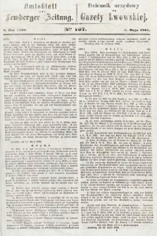 Amtsblatt zur Lemberger Zeitung = Dziennik Urzędowy do Gazety Lwowskiej. 1860, nr 107
