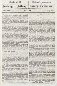 Amtsblatt zur Lemberger Zeitung = Dziennik Urzędowy do Gazety Lwowskiej. 1860, nr 108