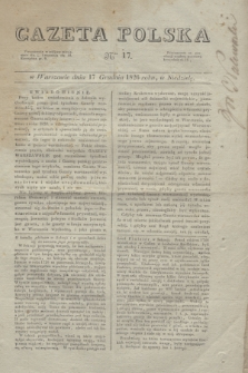 Gazeta Polska. 1826, nr 17 (17 grudnia)