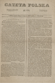 Gazeta Polska. 1827, N. 178 (1 lipca)