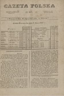 Gazeta Polska. 1827, N. 187 (10 lipca)