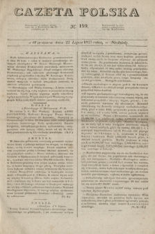 Gazeta Polska. 1827, N. 199 (22 lipca)