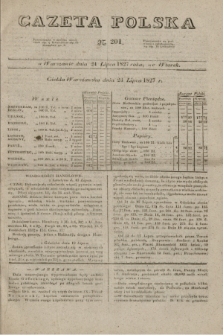 Gazeta Polska. 1827, N. 201 (24 lipca)