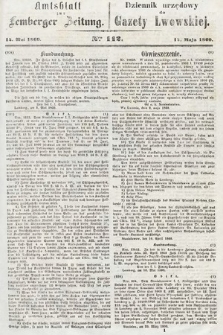 Amtsblatt zur Lemberger Zeitung = Dziennik Urzędowy do Gazety Lwowskiej. 1860, nr 112