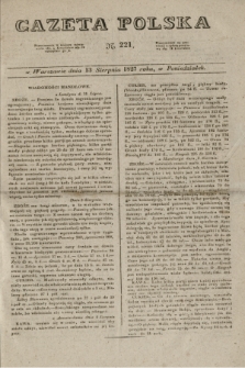 Gazeta Polska. 1827, N. 221 (13 sierpnia)