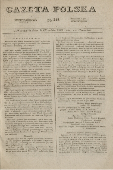 Gazeta Polska. 1827, N. 245 (6 września)