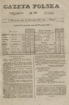 Gazeta Polska. 1827, N. 253 (14 września)