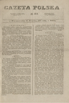 Gazeta Polska. 1827, N. 254 (15 września)