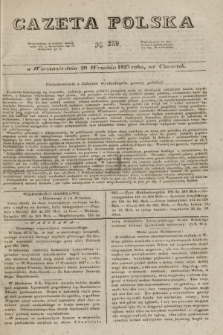 Gazeta Polska. 1827, N. 259 (20 września)