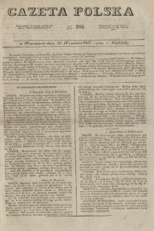 Gazeta Polska. 1827, N. 262 (23 września)
