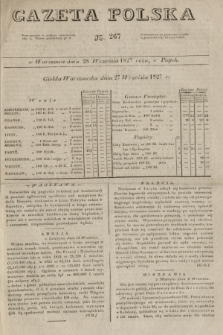 Gazeta Polska. 1827, N. 267 (28 września)