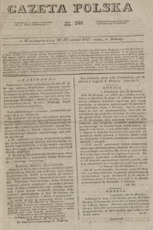 Gazeta Polska. 1827, N. 268 (29 września)