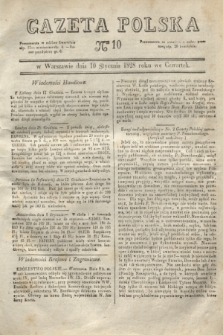 Gazeta Polska. 1828, № 10 (10 stycznia)