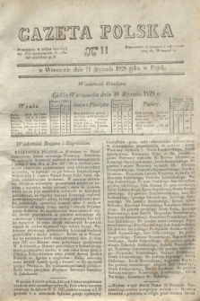 Gazeta Polska. 1828, № 11 (11 stycznia)