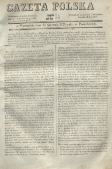 Gazeta Polska. 1828, № 14 (14 stycznia)