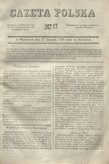 Gazeta Polska. 1828, № 17 (17 stycznia)