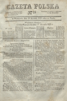 Gazeta Polska. 1828, № 18 (18 stycznia)