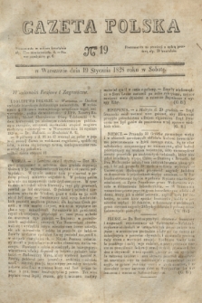 Gazeta Polska. 1828, № 19 (19 stycznia)