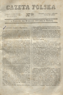 Gazeta Polska. 1828, № 20 (20 stycznia)