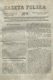 Gazeta Polska. 1828, № 21 (21 stycznia)