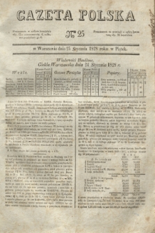 Gazeta Polska. 1828, № 25 (25 stycznia)
