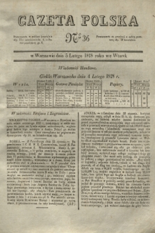 Gazeta Polska. 1828, № 36 (5 lutego)