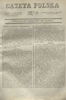 Gazeta Polska. 1828, № 37 (6 lutego)