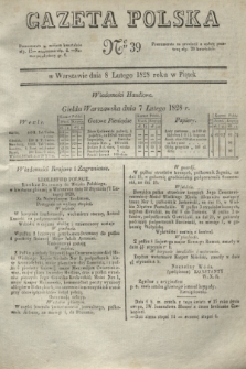 Gazeta Polska. 1828, № 39 (8 lutego)