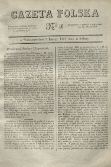 Gazeta Polska. 1828, № 40 (9 lutego)