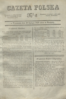 Gazeta Polska. 1828, № 41 (10 lutego)