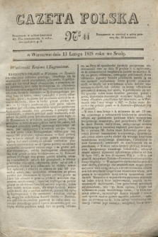 Gazeta Polska. 1828, № 44 (13 lutego)