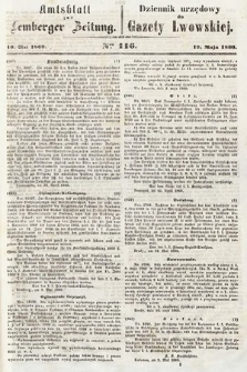 Amtsblatt zur Lemberger Zeitung = Dziennik Urzędowy do Gazety Lwowskiej. 1860, nr 116