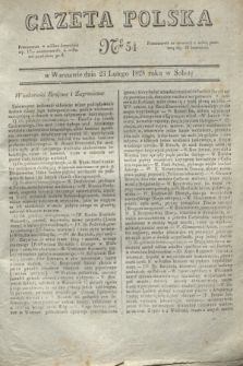 Gazeta Polska. 1828, № 54 (23 lutego)