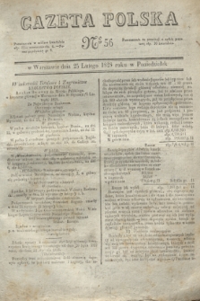 Gazeta Polska. 1828, № 56 (25 lutego)