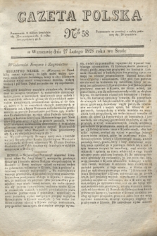 Gazeta Polska. 1828, № 58 (27 lutego)