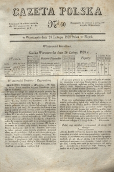 Gazeta Polska. 1828, № 60 (29 lutego)