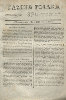 Gazeta Polska. 1828, № 61 (1 marca)