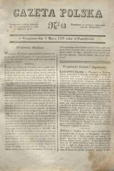Gazeta Polska. 1828, № 63 (3 marca)