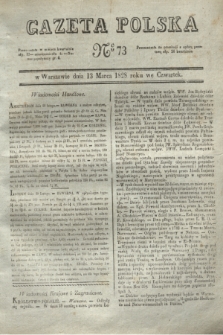 Gazeta Polska. 1828, № 73 (13 marca)