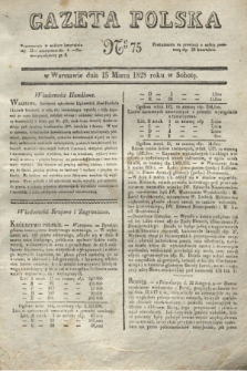 Gazeta Polska. 1828, № 75 (15 marca)