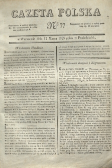 Gazeta Polska. 1828, № 77 (17 marca)